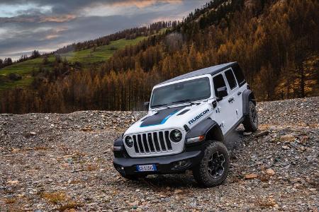 Jeep Wrangler 4Xe PHEV Europa-Version Sahara und Rubicon