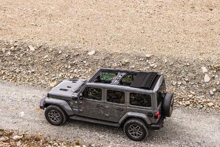 Jeep Wrangler 4Xe PHEV Europa-Version Sahara und Rubicon