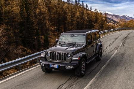 Jeep Wrangler 4Xe PHEV Europa-Version Sahara und Rubicon
