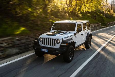 Jeep Wrangler 4Xe PHEV Europa-Version Sahara und Rubicon