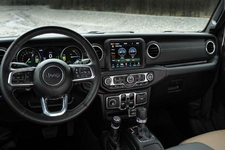 Jeep Wrangler 4Xe PHEV Europa-Version Sahara und Rubicon