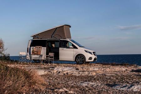 Die neue Mercedes-Benz V-Klasse und Marco Polo, Sitges/Spanien 2019 // The new Mercedes-Benz V-Class and Marco Polo, Sitges/Spain 2019