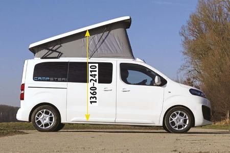 Pössl Campster Vergleichstest, Jules Verne, Nugget, westfalia, Adria