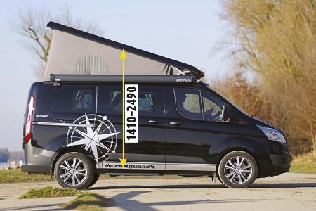 Pössl Campster Vergleichstest, Jules Verne, Nugget, westfalia, Adria