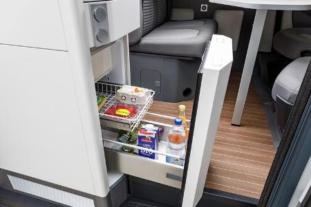 VW Grand California Kühlschrank