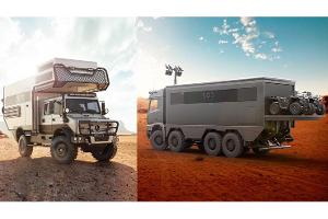 Luxus-Offroadmobile auf Unimog und Arocs