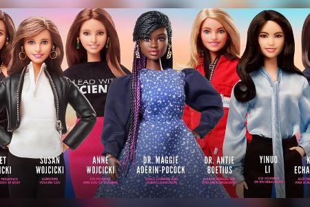 Barbie ehrt sieben Top-Karrierefrauen mit eigener Puppe