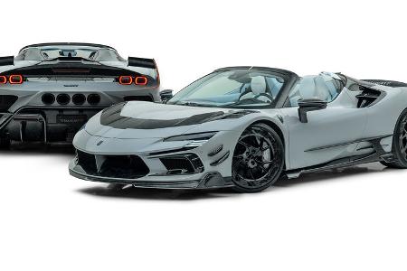 Mansory F9XX Coupé und Spider mit 1.100 PS: Aber das Interieur ist okay