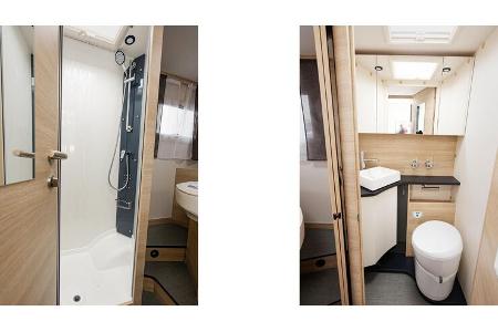 WC, Dusche