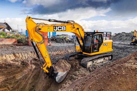 JCB Wasserstoff-Brennsoffzellenbagger 220X