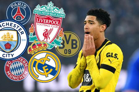 So läuft der Poker um BVB-Star Jude Bellingham - Seitdem er sich im Sommer 2020 Borussia Dortmund anschloss, ranken sich Gerüchte um einen Abschied von Jude Bellingham vom BVB. So heiß wie für den Sommer 2023 waren die Spekulationen noch nie. In Dortmund hofft man derweil, dass der Youngster seinen Vertrag sogar über 2025 hinaus verlängert. Die wichtigsten Meilensteine des ewigen Pokers um den Engländer: So läuft der Poker um BVB-Star Jude Bellingham - Seitdem er sich im Sommer 2020 Borussia Dortmund anschloss, ranken sich Gerüchte um einen Abschied von Jude Bellingham vom BVB. So heiß wie für den Sommer 2023 waren die Spekulationen noch nie. In Dortmund hofft man derweil, dass der Youngster seinen Vertrag sogar über 2025 hinaus verlängert. Die wichtigsten Meilensteine des ewigen Pokers um den Engländer: