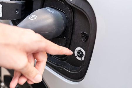 Elektroauto Laden Verriegelung Stecker