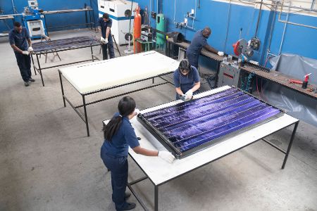 Fabrik für Solarmodule