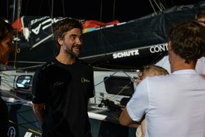 Segler Herrmann bei Route du Rhum im Ziel
