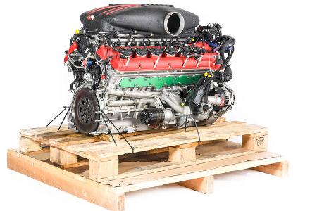 Ferrari FXX Engine in crate