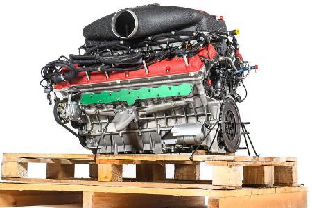 Ferrari FXX Engine in crate