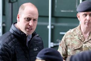 Prinz William besucht Truppen nahe der ukrainischen Grenze