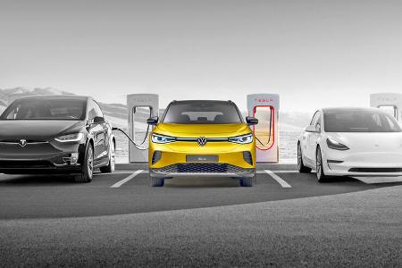 Tesla öffnet Supercharger für andere Hersteller