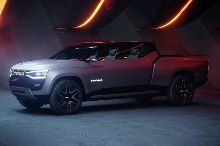 RAM 1500 Revolution BEV Concept Car Elektro Pickup