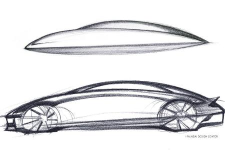 Hyundai Ioniq 6 Designskizze