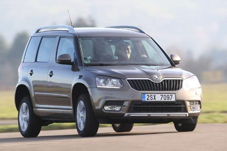 Skoda Yeti 2.0 TDI 4x4, Frontansicht