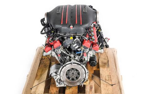 Ferrari FXX Engine in crate