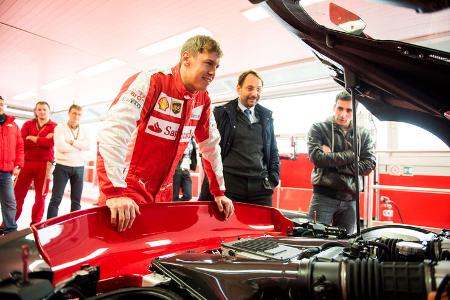 Sebastian Vettel - Ferrari FXX K - Rennstrecke