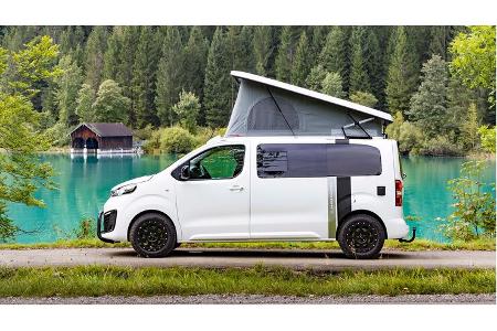 Alpincamper Vivaro 2 und Vivaro 4 (2023): Opel-Campervans mit Aufstell- oder Hubdach
