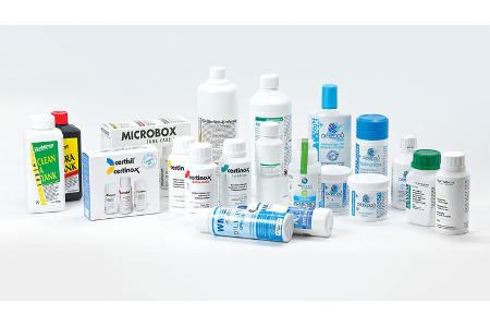 Produkte zur Tankreinigung und Desinfizierung