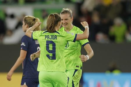 Wolfsburgerinnen am 23. April und 1. Mai gegen Arsenal Wolfsburgerinnen am 23. April und 1. Mai gegen Arsenal