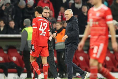 Musiala verspricht Streich sein Trikot Musiala verspricht Streich sein Trikot