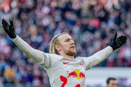 Emil Forsberg (ab 70.) - Note: 2,5 - Fügte sich nahtlos ins Spiel der Sachsen und lauerte gegen aufgerückte Dortmunder auf die Chance zur Entscheidung. War mehrfach an Spielzügen beteiligt, wo nicht viel zum Tor fehlte.