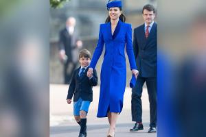 In royalen Shorts: Prinz Louis zeigt sich erstmals am Ostersonntag