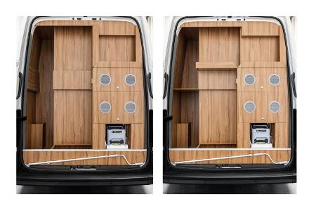 Heckansicht, Stauraum, Affinity Duo M