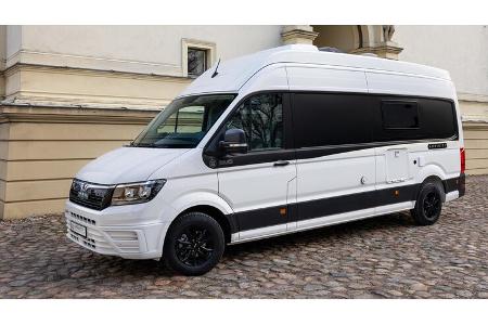 Seitansicht, MAN, Campingbus