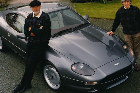 Aston Martin DB7 Sir Jean Connery Sir Jackie Stewart