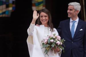 Alexandra von Luxemburg und Nicolas Bagory haben geheiratet