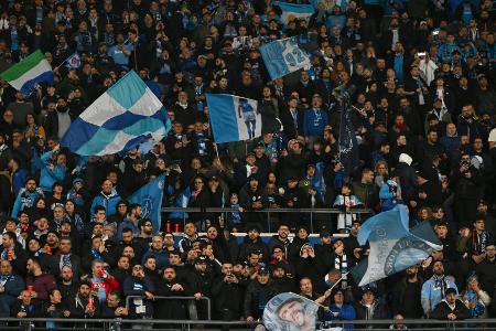 Neapel-Tifosi in Scudetto-Vorfreude Neapel-Tifosi in Scudetto-Vorfreude