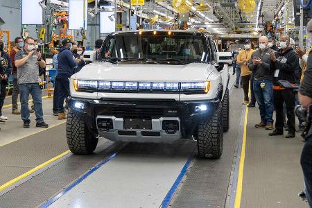 12/2021, GMC Hummer EV Edition 1 Produktionsstart