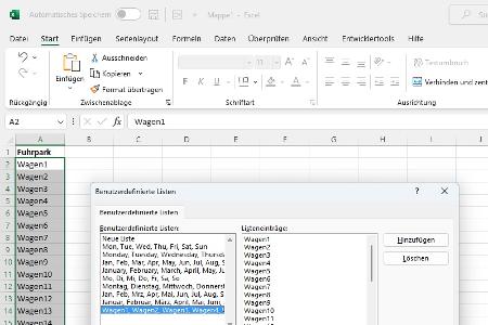 Excels Auto-Ausfüllen-Funktion sortiert Einträge einer Tabelle alphabetisch. Die Reihenfolge lässt sich auf die Haupttabelle übertragen.