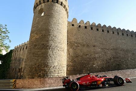 Formel 1: Leclerc in Baku auf der Pole Position Formel 1: Leclerc in Baku auf der Pole Position