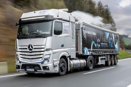 Mercedes GenH2 Prototyp sLH2 Wasserstoff-Lkw