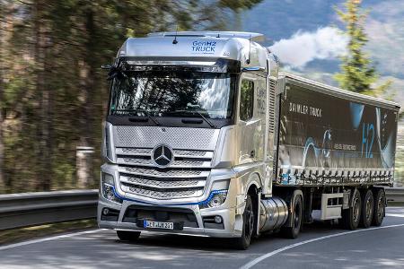 Mercedes GenH2 Prototyp sLH2 Wasserstoff-Lkw