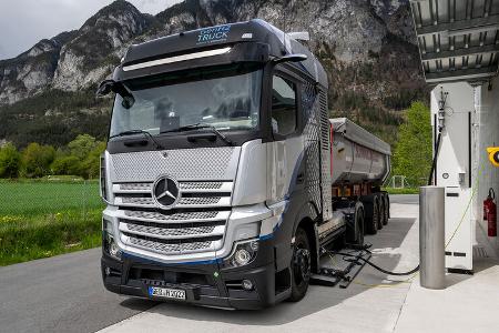 Mercedes GenH2 Prototyp sLH2 Wasserstoff-Lkw