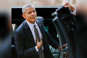 Dinner mit Angela Merkel: Barack Obama zu Besuch in Berlin