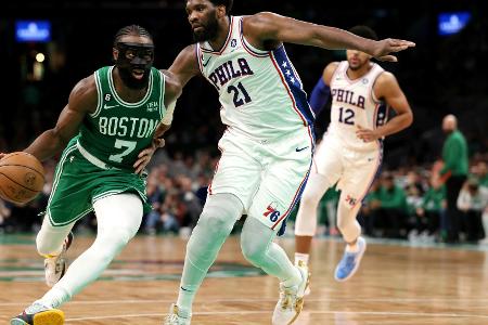 Dank Dreier-Festival: Celtics gleichen gegen 76ers aus Dank Dreier-Festival: Celtics gleichen gegen 76ers aus