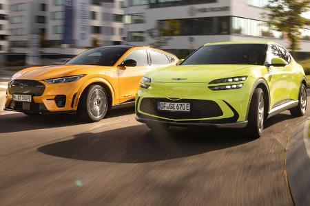 Ford Mustang Mach-E GT, Genesis GV60 Sport Plus