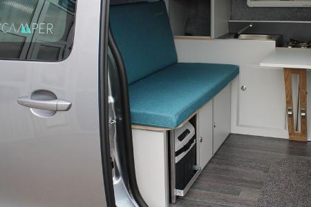 Dailycamper, Fiat Scudo, Microcamper, Toilette, WC, Sitzbank