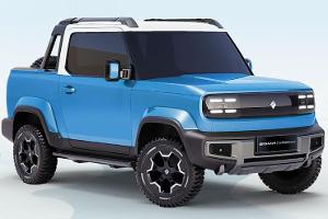 Jimny-Klon auch als Pick-up