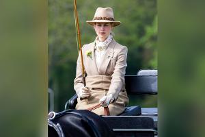 Charles' Nichte Lady Louise: Eleganter Auftritt auf dem Kutschbock